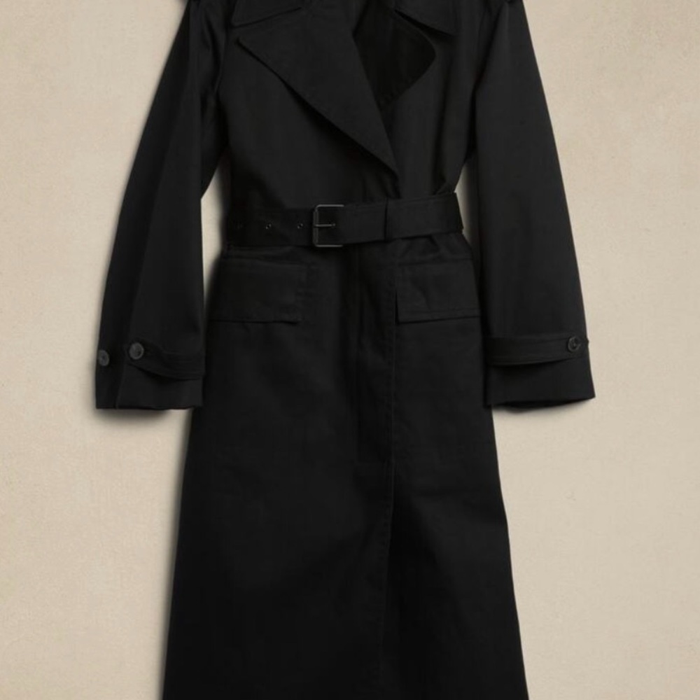 Banana republic Black Women's Trench Coat